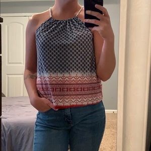 Aztec halter top